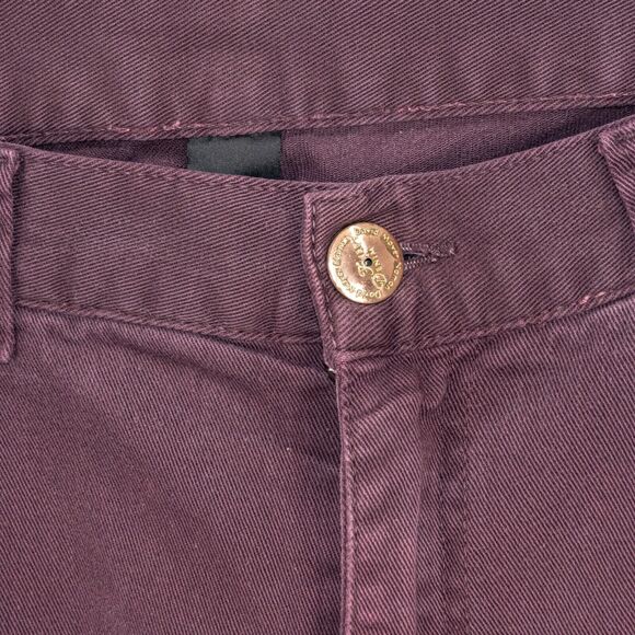 David Mayer Naman Men's slim Denim Jeans in Burgundy Size 52 36w - Picture 9 of 12
